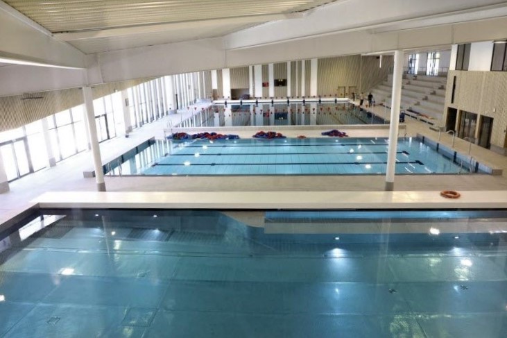 La nueva instalación AngelEye en el nuevo centro acuático de Longwy en Francia Longwy 6 7