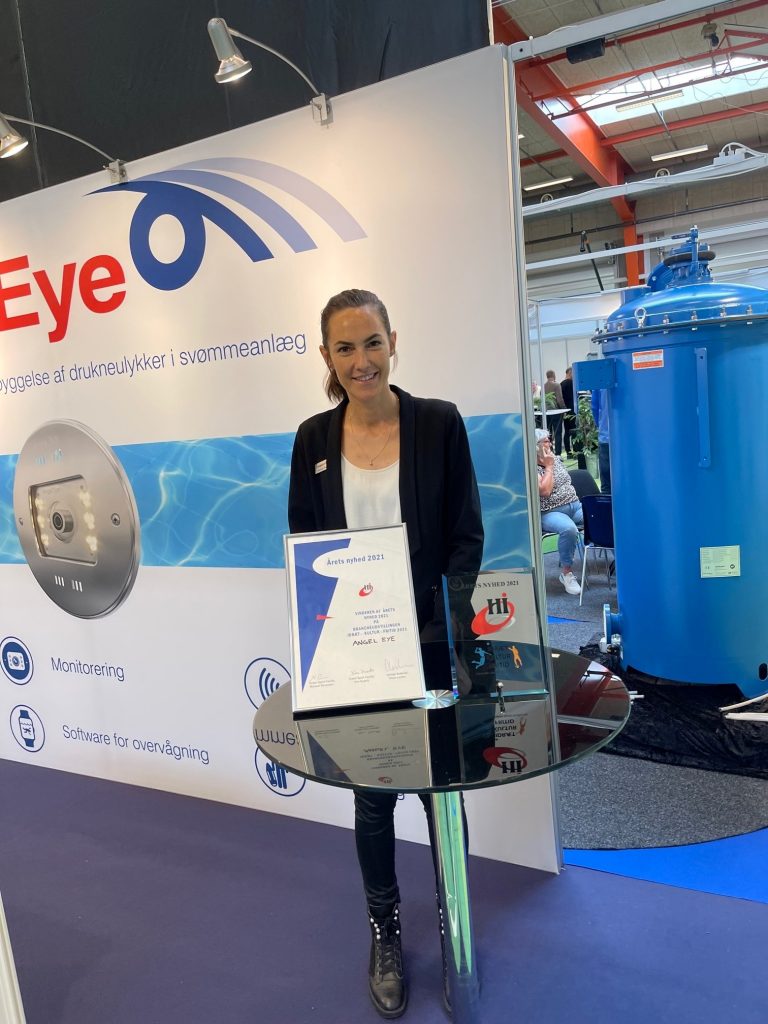 AngelEye wins "Best Product 2021" award at Danish sports facilities exhibition Denmark exhibition 3 4