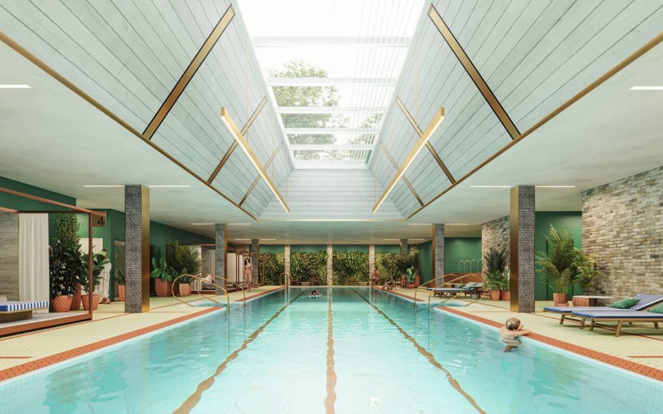 King's Road Park, London: AngelEye installation in residential swimming pool Image 3 5