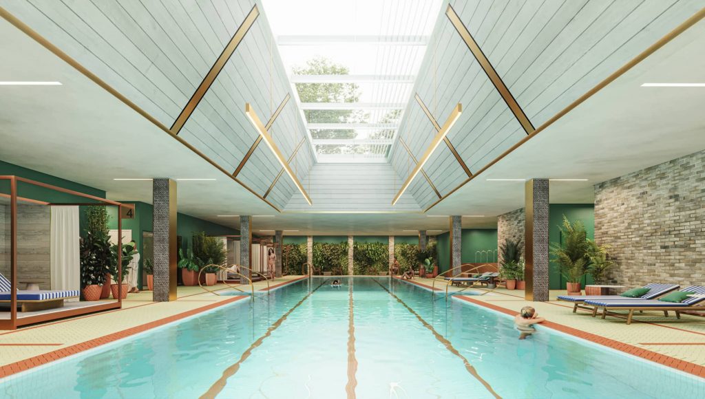 King's Road Park, Londres: instalación AngelEye en la piscina residencial Image 3 6